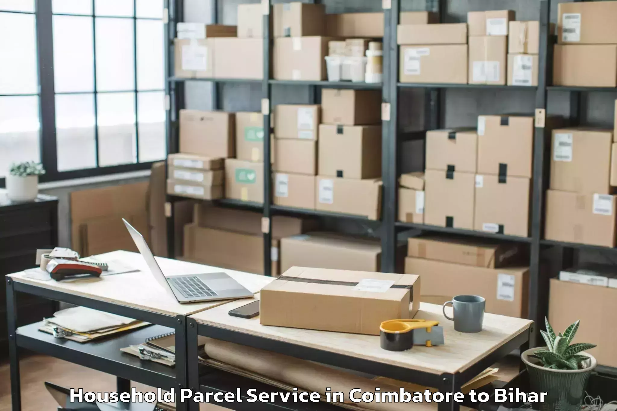 Hassle-Free Coimbatore to Parsa Household Parcel